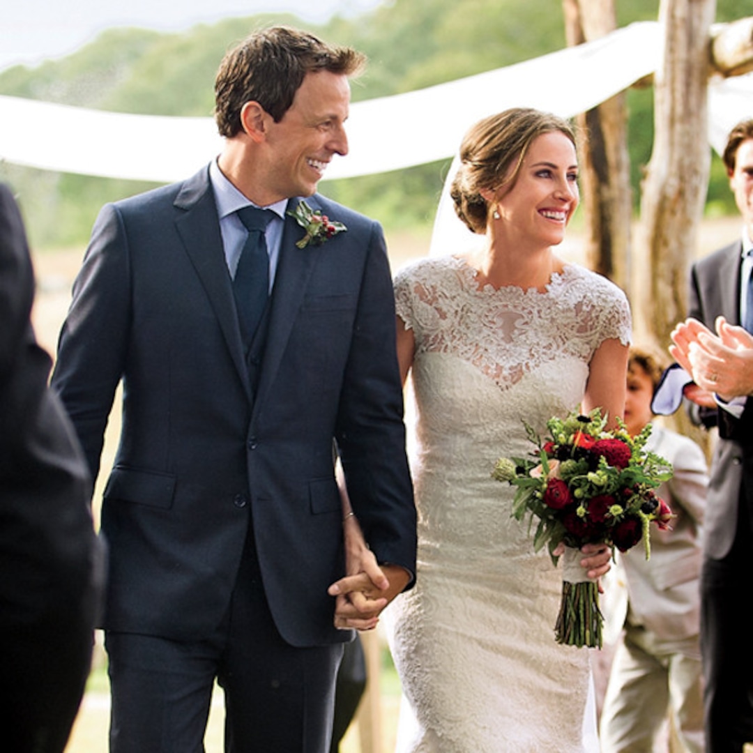 Seth Meyers' Wedding in Vogue See More Pics! E! Online UK
